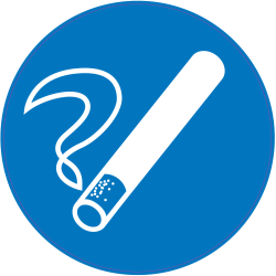 Panneau Obligation Fumer à cet endroit