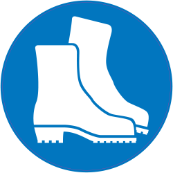 Panneau Obligation Porter bottes de sécurité