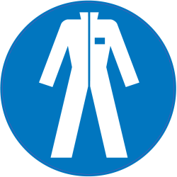 Panneau Obligation Porter combinaison de sécurité