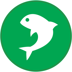 Panneau Vert Poisson