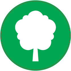 Panneau Vert Arbre