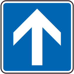 Panneau Indication Circulation sens unique