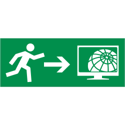 Panneau Indication Internet