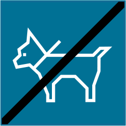 Panneau Indication Interdit aux chiens