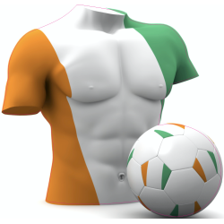 Autocollant Foot Cote d'Ivoire