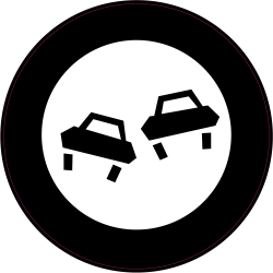 Panneau Bomb Interdiction de doubler