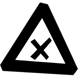 Panneau Bomb Priorité à droite