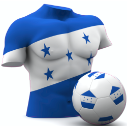 Autocollant Foot Honduras