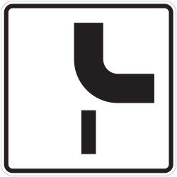 Panneau Indication Route prioritaire