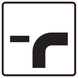 Panneau Indication Route prioritaire 2