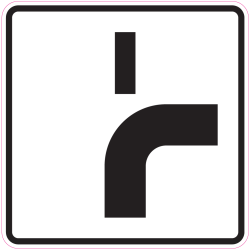 Panneau Indication Route prioritaire 3