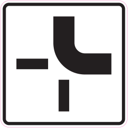 Panneau Indication Route prioritaire 4