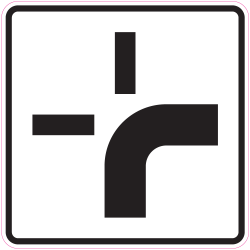 Panneau Indication Route prioritaire 5