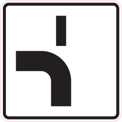 Panneau Indication Route prioritaire 8