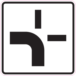 Panneau Indication Route prioritaire 10