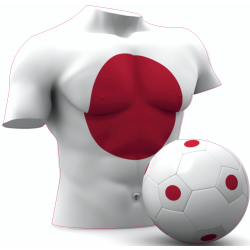 Autocollant Foot Japon