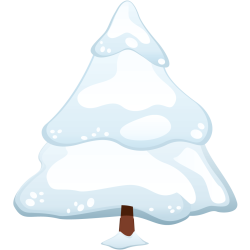 Déco Noel Sapin Enneigé