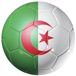 Autocollant Ballon Foot Algerie