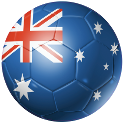 Autocollant Ballon Foot Australie