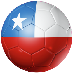 Autocollant Ballon Foot Chili