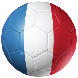 Autocollant Ballon Foot France