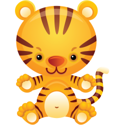 Stickers Tigre Pour Enfants
