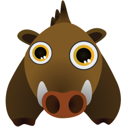 Stickers Sanglier Pour Enfants