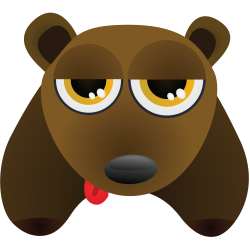 Stickers Ours Brun Pour Enfants