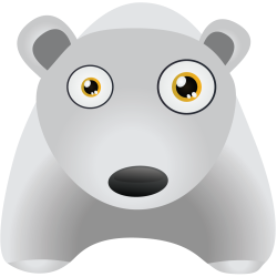 Stickers Ours Blanc Pour Enfants