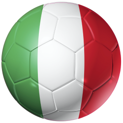 Autocollant Ballon Foot Italie