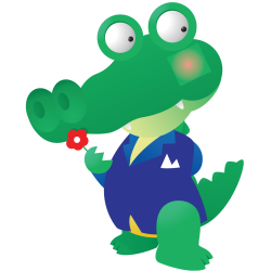 Stickers Crocodile 2 Pour Enfants