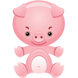 Stickers Cochon 2 Pour Enfants