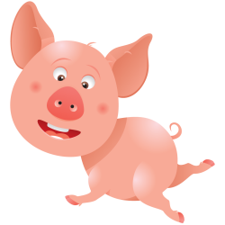Stickers Cochon 3 Pour Enfants