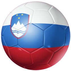 Autocollant Ballon Foot Slovenie