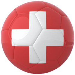 Autocollant Ballon Foot Suisse
