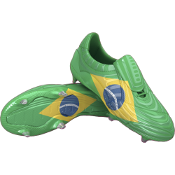 Autocollant Chaussure Foot Brésil