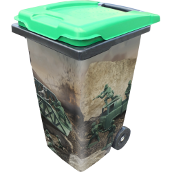 Sticker Poubelle Petits Soldats