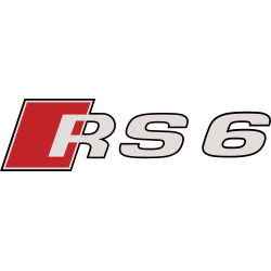 Autocollant Audi Rs6