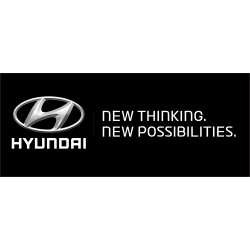 Autocollant Hyundai Black