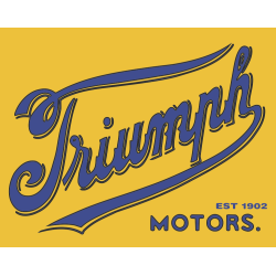 Autocollant Triumph Motors