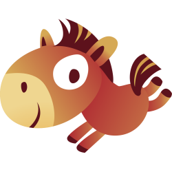 Autocollant Cheval 1