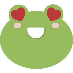 Autocollant Grenouille Cur