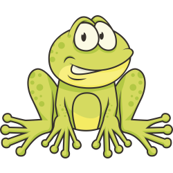 Autocollant Grenouille 2 1