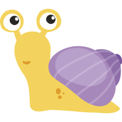 Autocollant Animaux Escargot