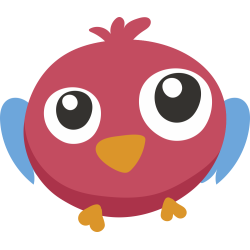 Autocollant Animaux Oiseau 1