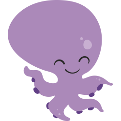 Autocollant Animaux Pieuvre