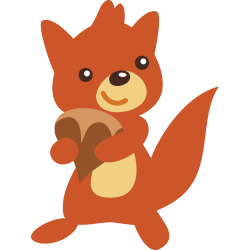 Autocollant Animaux écureuil