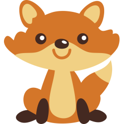 Autocollant Animaux Renard