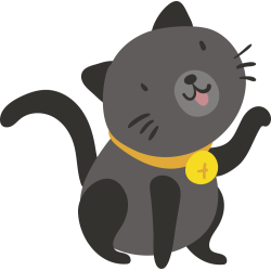 Autocollant Chat 4
