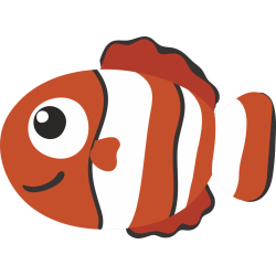 Autocollant Poisson Nemo